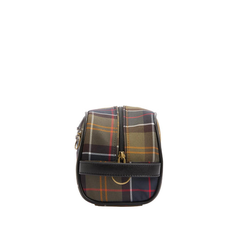 Barbour Washbag Beauty Case Uomo tartan con manico UNI - Francavilla Moda